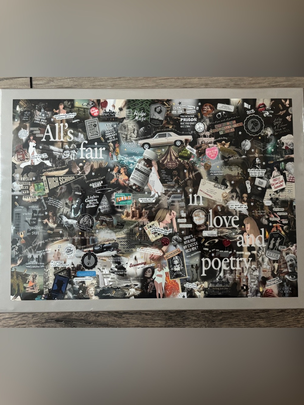 NEW Haus Of Moods Taylor Swift Tortured Poets Department 1000 Piece Puzzle